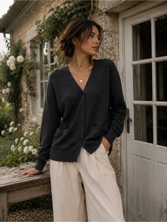 Orvis Sweaters - Orvis 100% Cashmere Cardigan Sweater